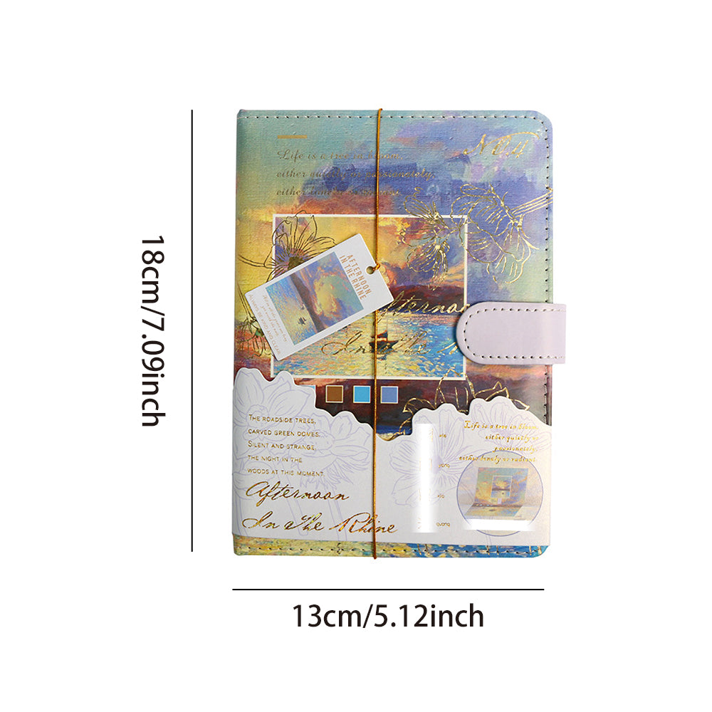 B6PU magnetic buckle book