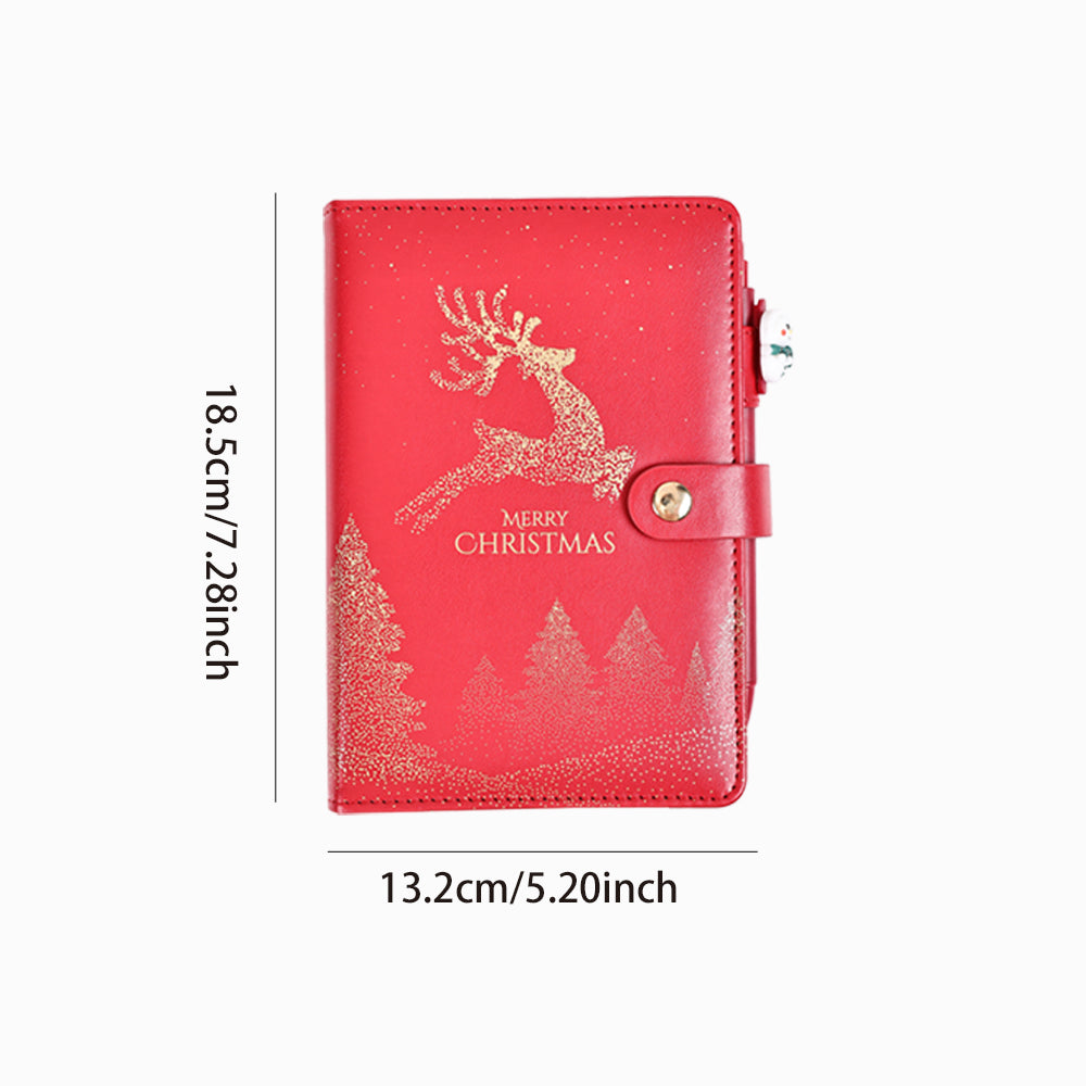 Spiral Christmas Themed notepad w